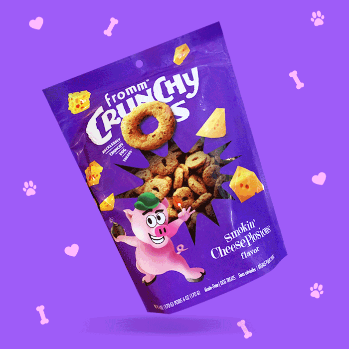 explosion of flavors dog treats 1 FROMM-CRUNCHY-OS-SMOKIN-CHEESEPLOSIONS-DOG-TREATS