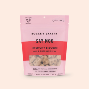 Bocce's Bakery Everyday Say Moooo Biscuits Crunchy Dog Treats