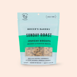 Bocce's Bakery Everyday Sunday Roast Biscuits Crunchy Dog Treats,